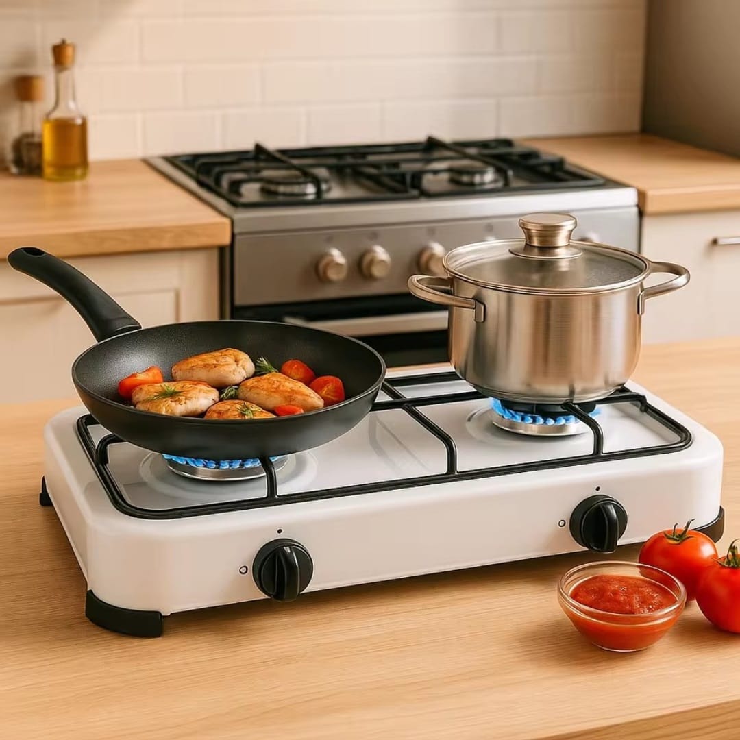 Doble Poder en Tu Cocina! Horno de Gas 2 Fuegos