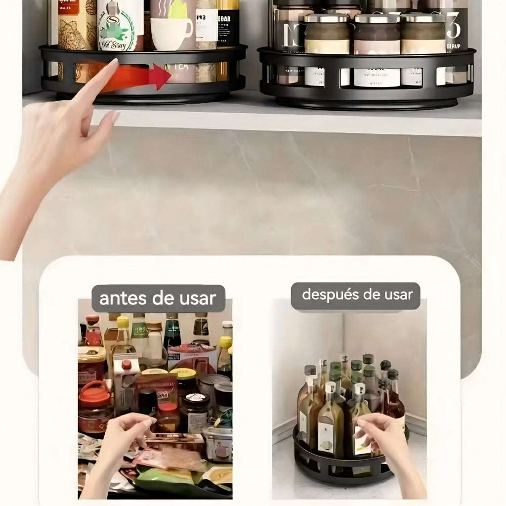 Organización Inteligente: Accede a todo con un Giro. Tu Solución Definitiva para Especias y Más