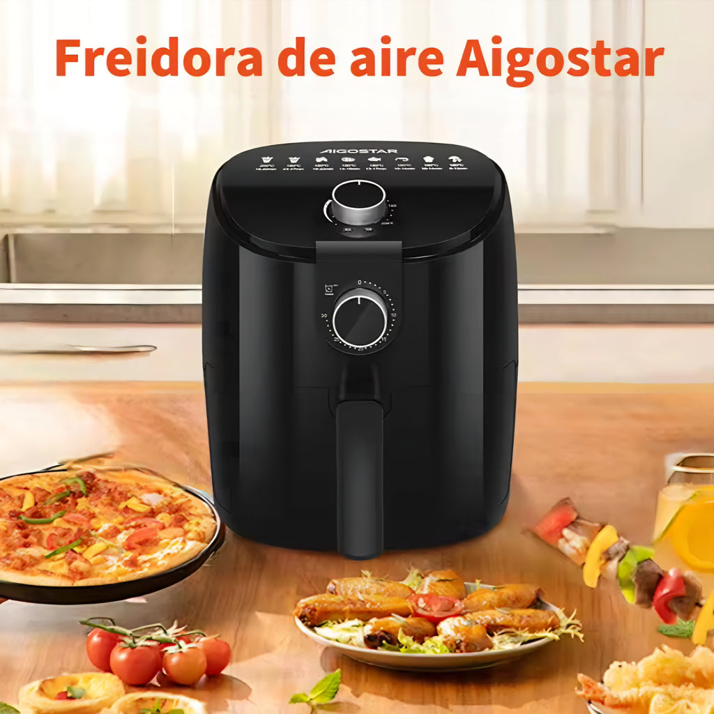 Freidora Dream Fryer de 4 litros: Saludable, deliciosa y 8 comidas profesionales con solo pulsar un botón