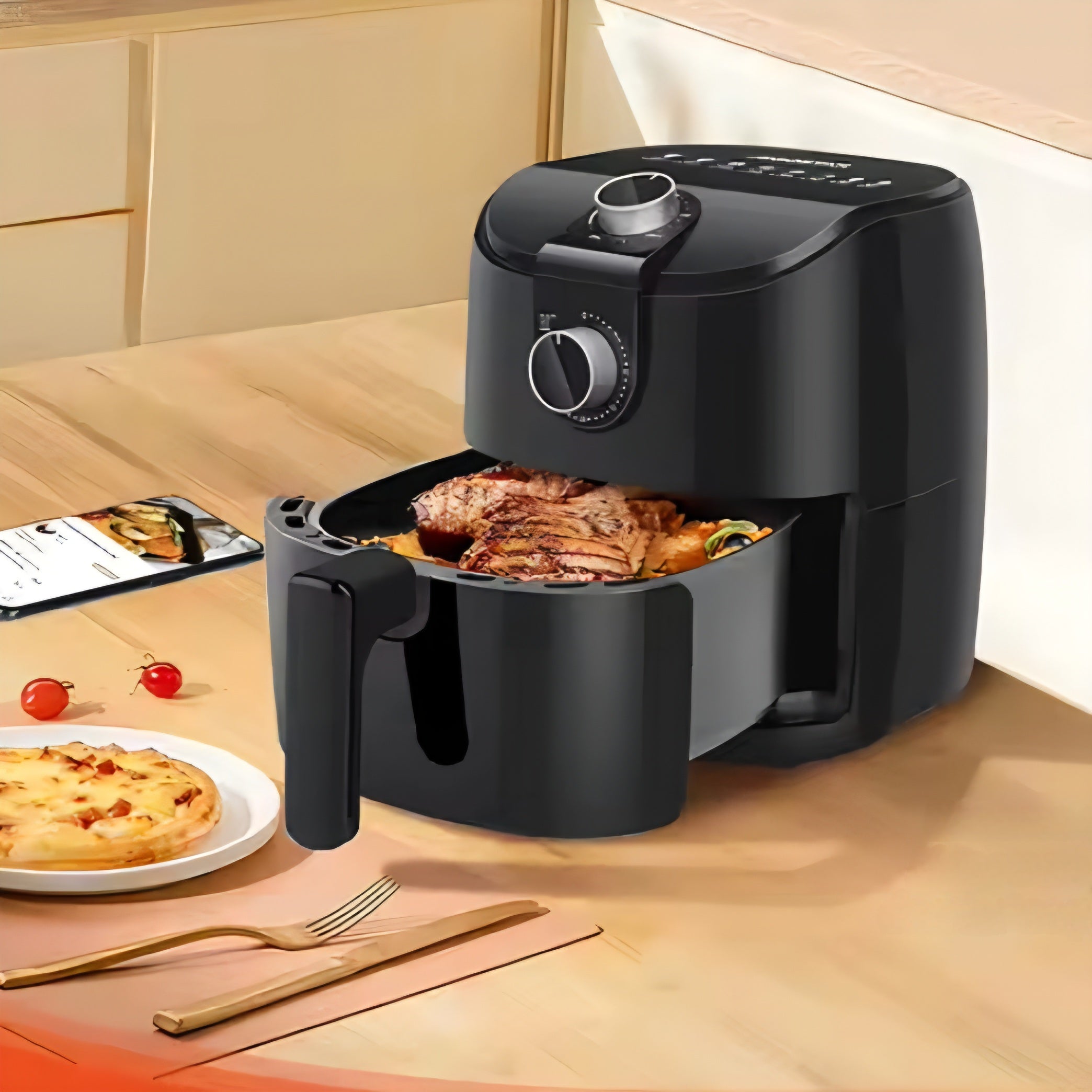 Freidora Dream Fryer de 4 litros: Saludable, deliciosa y 8 comidas profesionales con solo pulsar un botón