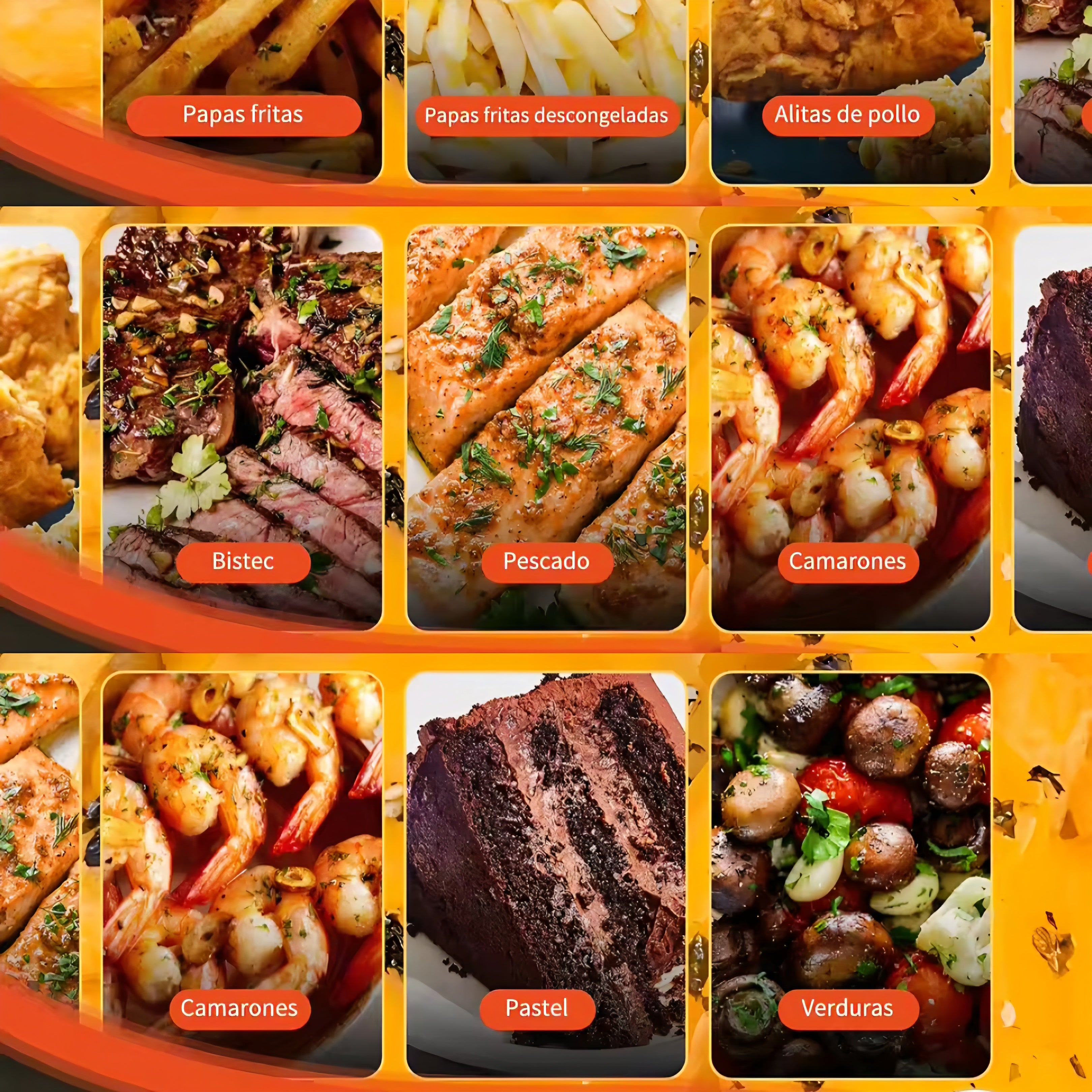 Freidora Dream Fryer de 4 litros: Saludable, deliciosa y 8 comidas profesionales con solo pulsar un botón