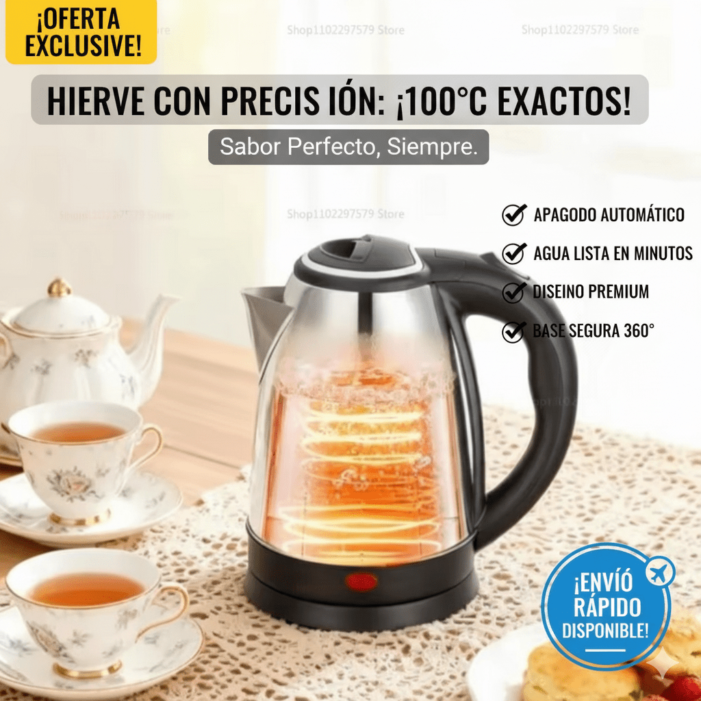 HERVIDOR DE AGUA INTELIGENTE: ¡Agua Hirviendo al Punto Exacto y con Apagado Automático! - MID SHOOPHERVIDOR DE AGUA INTELIGENTE: ¡Agua Hirviendo al Punto Exacto y con Apagado Automático!MID SHOOPMID SHOOP