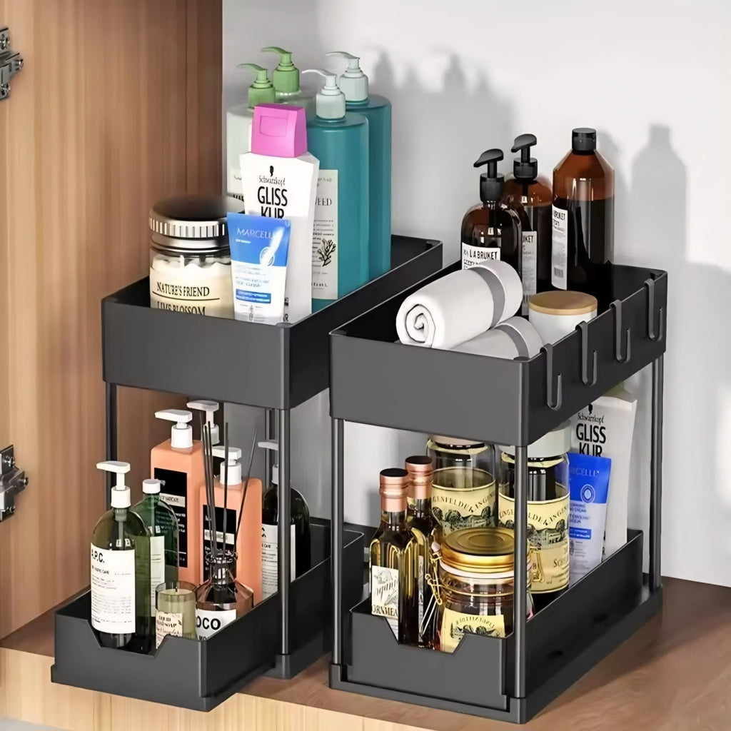 La Solución de Organización Inteligente: Estante Deslizante (Slider) de Niveles Múltiples – ¡Adiós al Desorden en la Cocina y el Baño! - MID SHOOPLa Solución de Organización Inteligente: Estante Deslizante (Slider) de Niveles Múltiples – ¡Adiós al Desorden en la Cocina y el Baño!MID SHOOPMID SHOOP