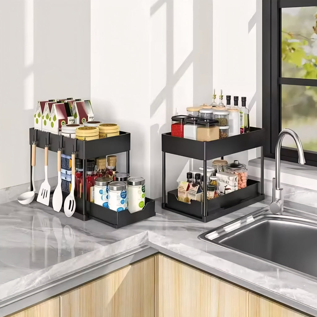 La Solución de Organización Inteligente: Estante Deslizante (Slider) de Niveles Múltiples – ¡Adiós al Desorden en la Cocina y el Baño! - MID SHOOPLa Solución de Organización Inteligente: Estante Deslizante (Slider) de Niveles Múltiples – ¡Adiós al Desorden en la Cocina y el Baño!MID SHOOPMID SHOOP