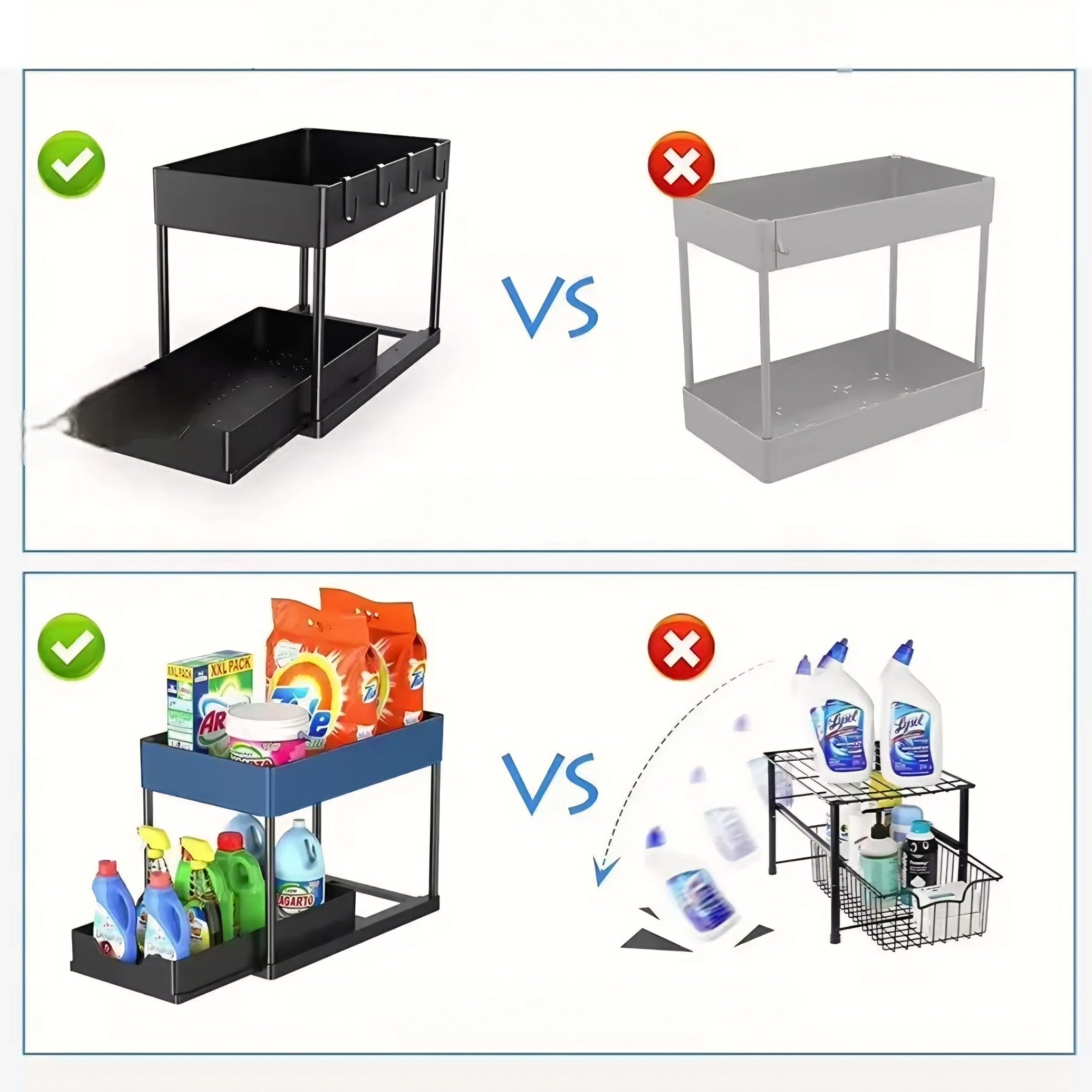 La Solución de Organización Inteligente: Estante Deslizante (Slider) de Niveles Múltiples – ¡Adiós al Desorden en la Cocina y el Baño! - MID SHOOPLa Solución de Organización Inteligente: Estante Deslizante (Slider) de Niveles Múltiples – ¡Adiós al Desorden en la Cocina y el Baño!MID SHOOPMID SHOOP