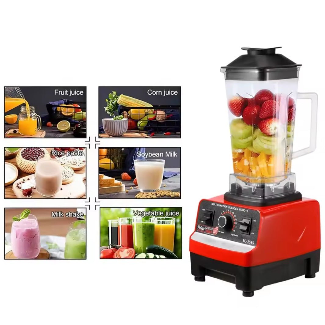 OFERTA EXCLUSIVA! Licuadora Profesional Silver Crest SC - 1589: 4500W de Potencia Multifunción para Smoothies, Salsas y Más - MID SHOOPOFERTA EXCLUSIVA! Licuadora Profesional Silver Crest SC - 1589: 4500W de Potencia Multifunción para Smoothies, Salsas y MásMID SHOOPMID SHOOP