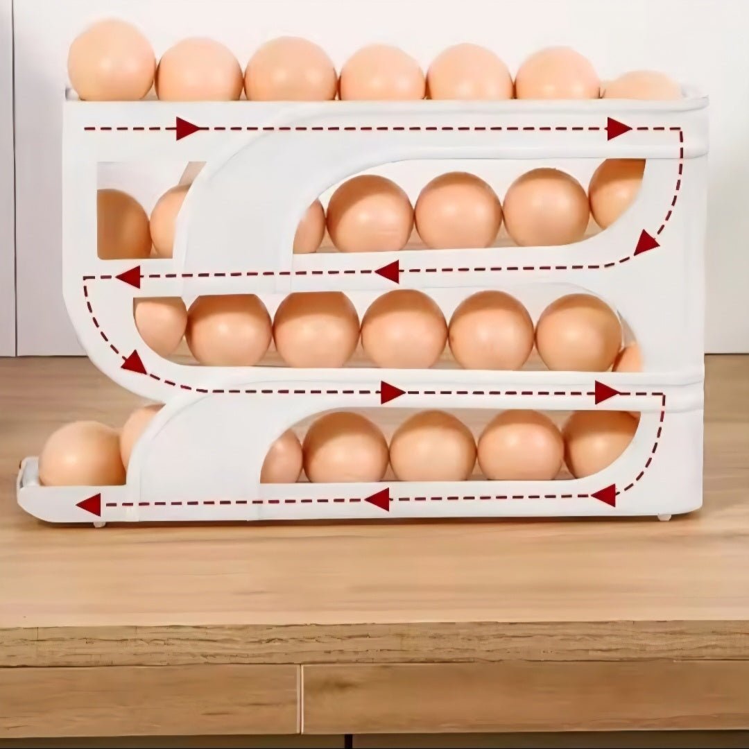 ¡ORGANIZADOR MÁGICO DE HUEVOS! 🍳 DILE ADIÓS A LOS HUEVOS ROTOS Y AHORRA ESPACIO - MID SHOOP¡ORGANIZADOR MÁGICO DE HUEVOS! 🍳 DILE ADIÓS A LOS HUEVOS ROTOS Y AHORRA ESPACIOMID SHOOPMID SHOOP